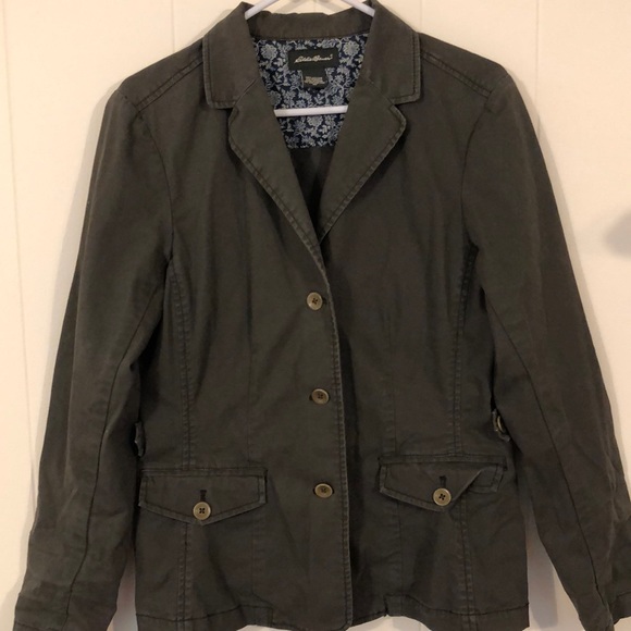 Eddie Bauer Jackets & Blazers - Eddie Bauer cotton sport jacket size 10 green